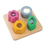 Tender Leaf Tender Leaf Preschool houten sensorische vormenpuzzel Tender Leaf Tender Leaf Preschool houten sensorische vormenpuzzel