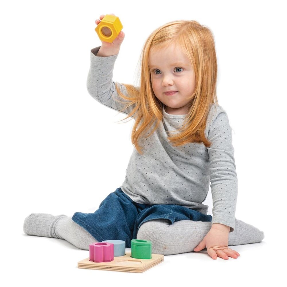 Tender Leaf Tender Leaf Preschool houten sensorische vormenpuzzel Tender Leaf Tender Leaf Preschool houten sensorische vormenpuzzel
