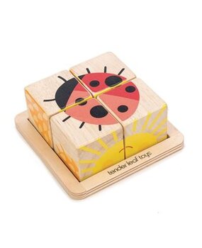 Tender Leaf Blokpuzzel Lieveheersbeestje Hout Tender Leaf Blokpuzzel Lieveheersbeestje Hout