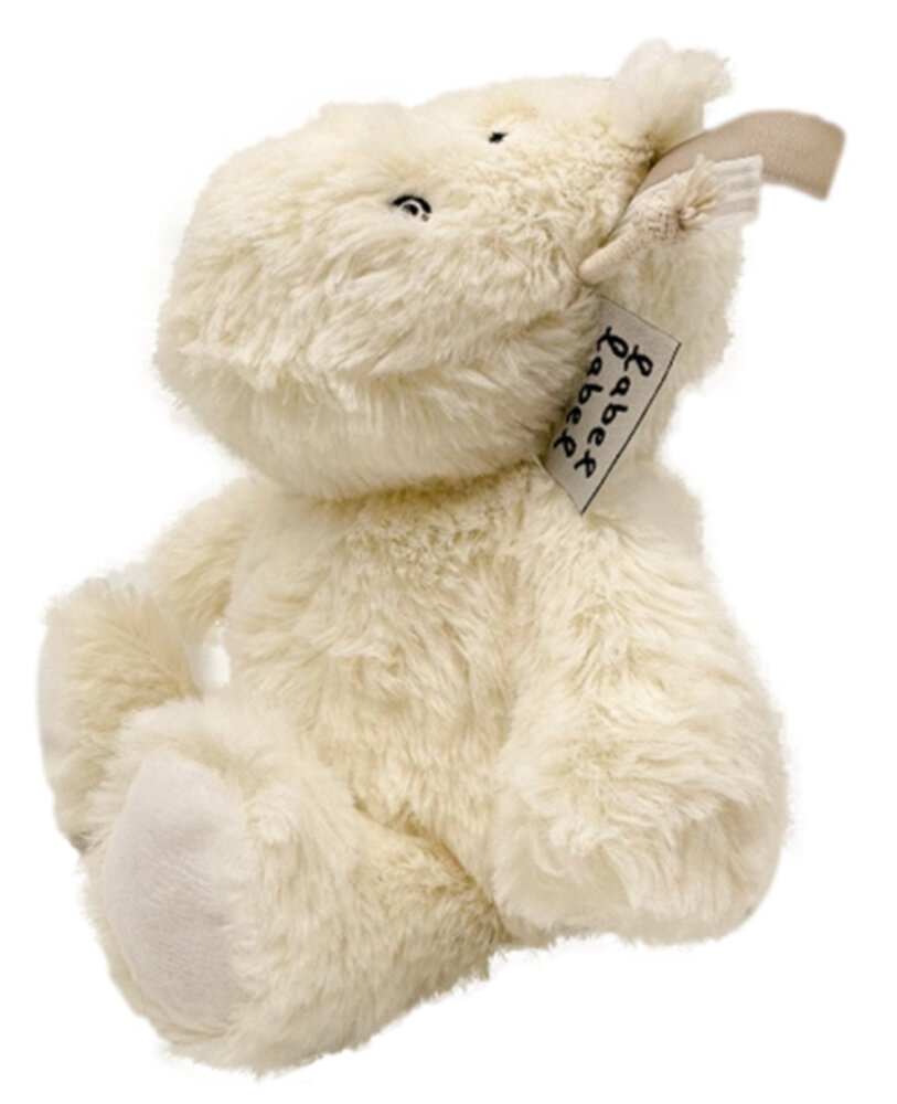 Label Label Knuffel hippo Harvey Ivoor, maat S Label Label Knuffel hippo Harvey Ivoor, maat S