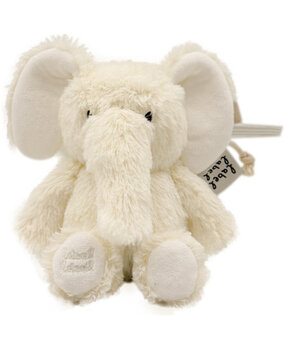 Label Label Knuffel Elephant Elly Ivoor, maat S Label Label Knuffel Elephant Elly Ivoor, maat S