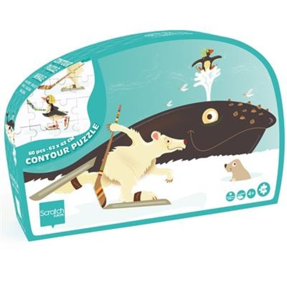 Scratch Scratch Contour Puzzel Walvis Scratch Scratch Contour Puzzel Walvis