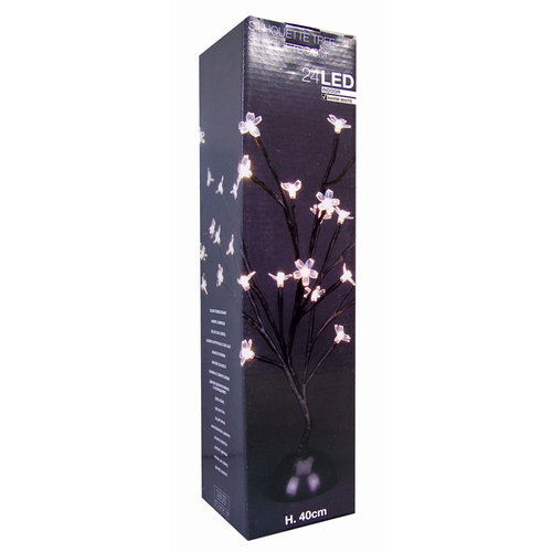 Silhouetboom 40cm op voet (24 LED´s) Silhouetboom 40cm op voet (24 LED´s)