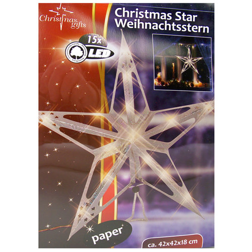 Kerstster 15 LED's Kerstster 15 LED's