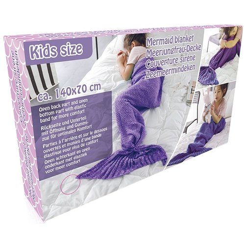 Zeemeermindeken - kids size - paars Zeemeermindeken - kids size - paars