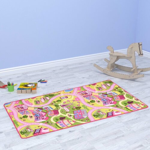 vidaXL Speelmat 190x200 cm zoet dorpspatroon lussenpool vidaXL Speelmat 190x200 cm zoet dorpspatroon lussenpool