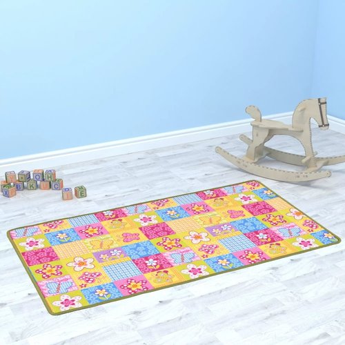 vidaXL Speelmat 133x180 cm vlinderpatroon lussenpool vidaXL Speelmat 133x180 cm vlinderpatroon lussenpool