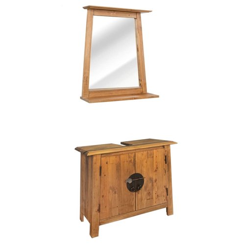 vidaXL Badkamer meubelset gerecycled massief grenenhout vidaXL Badkamer meubelset gerecycled massief grenenhout
