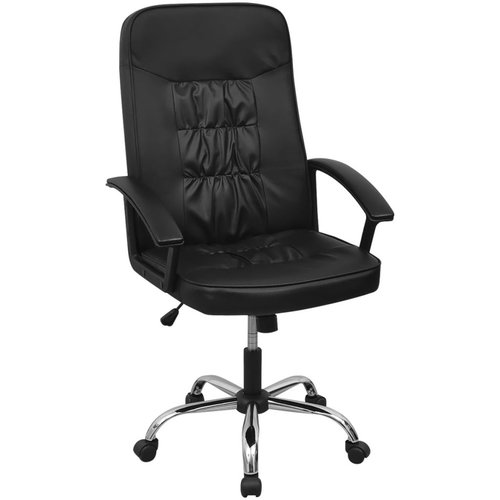 vidaXL Bureaustoel 67x70 cm kunstleer zwart vidaXL Bureaustoel 67x70 cm kunstleer zwart