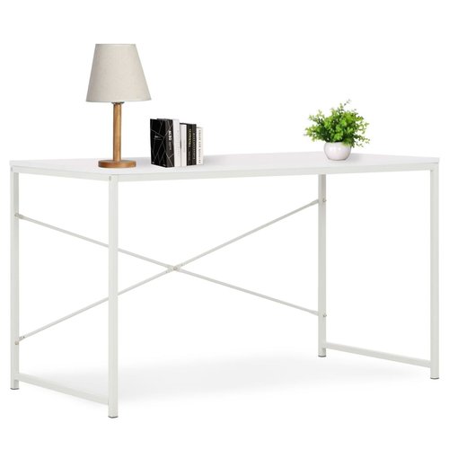 vidaXL Computerbureau 120x60x70 cm wit vidaXL Computerbureau 120x60x70 cm wit