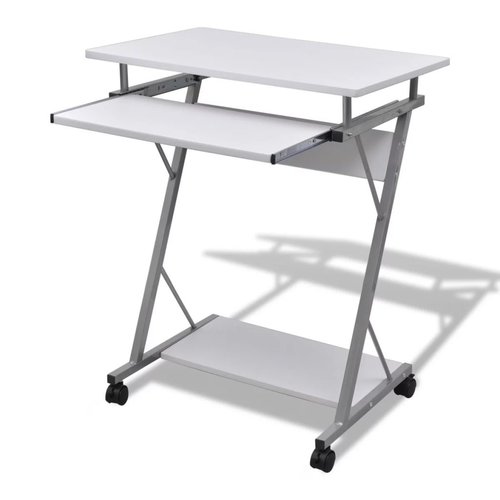 vidaXL Studenten computerbureau 60 x 40 x 75 cm (wit) vidaXL Studenten computerbureau 60 x 40 x 75 cm (wit)