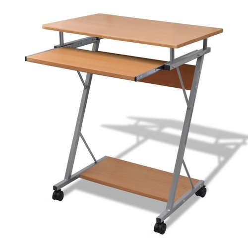 vidaXL Studenten computerbureau 60 x 40 x 75 cm (bruin) vidaXL Studenten computerbureau 60 x 40 x 75 cm (bruin)