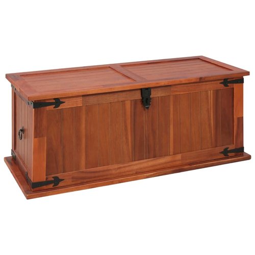 vidaXL Opbergkist 90x45x40 cm massief acaciahout vidaXL Opbergkist 90x45x40 cm massief acaciahout