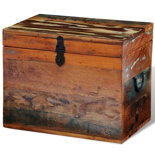 vidaXL Opbergkist massief gerecycled hout vidaXL Opbergkist massief gerecycled hout