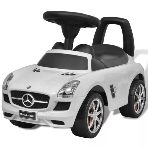 vidaXL Loopauto Mercedes Benz wit vidaXL Loopauto Mercedes Benz wit