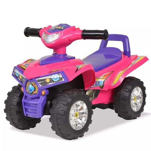 vidaXL Loopquad met licht en geluid roze en paars vidaXL Loopquad met licht en geluid roze en paars