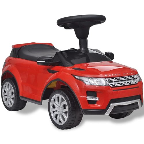 vidaXL Loopauto Land Rover 348 met muziek rood vidaXL Loopauto Land Rover 348 met muziek rood