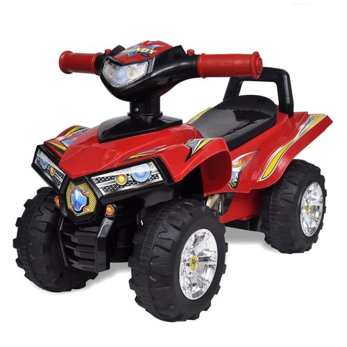 vidaXL Loopquad met licht en geluid rood vidaXL Loopquad met licht en geluid rood