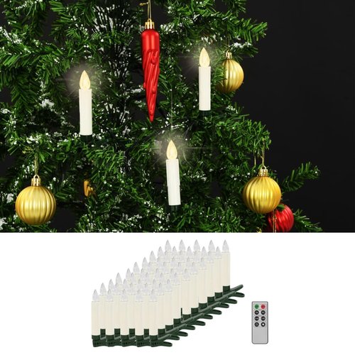 vidaXL LED-kaarsen draadloos met afstandsbediening 50 st warm wit vidaXL LED-kaarsen draadloos met afstandsbediening 50 st warm wit