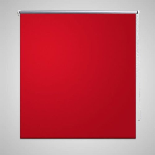 vidaXL Rolgordijn verduisterend 60 x 120 cm rood vidaXL Rolgordijn verduisterend 60 x 120 cm rood