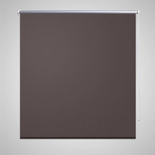 vidaXL Rolgordijn verduisterend 60 x 120 cm koffie vidaXL Rolgordijn verduisterend 60 x 120 cm koffie