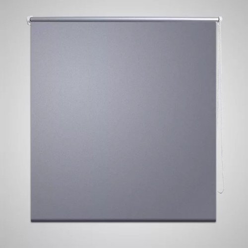vidaXL Rolgordijn verduisterend 40x100 cm grijs vidaXL Rolgordijn verduisterend 40x100 cm grijs