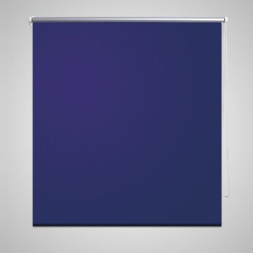 vidaXL Rolgordijn verduisterend 40 x 100 cm marine / blauw vidaXL Rolgordijn verduisterend 40 x 100 cm marine / blauw