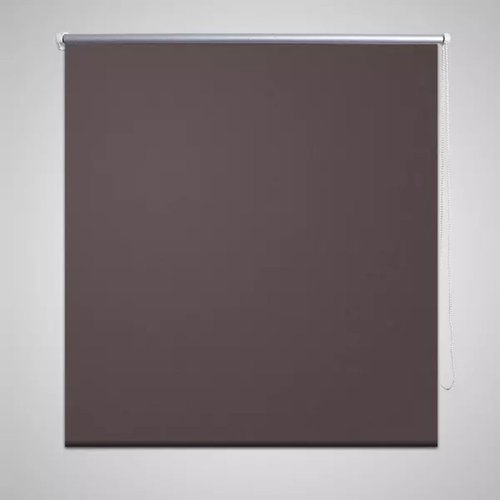 vidaXL Rolgordijn verduisterend 40 x 100 cm koffie vidaXL Rolgordijn verduisterend 40 x 100 cm koffie
