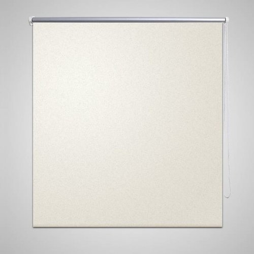 vidaXL Rolgordijn verduisterend 40 x 100 cm gebroken wit vidaXL Rolgordijn verduisterend 40 x 100 cm gebroken wit