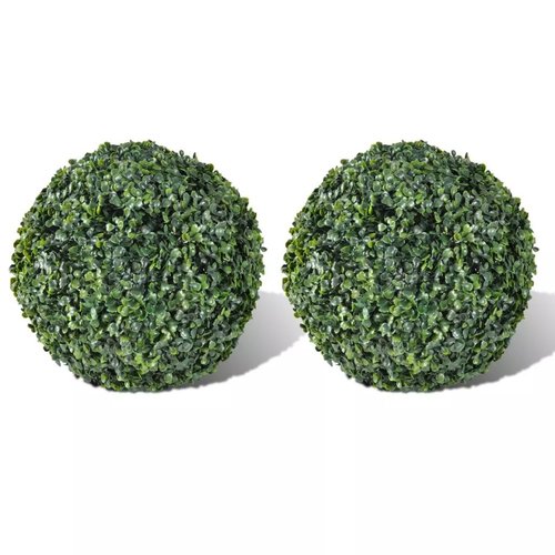 vidaXL Buxusbollen kunstplant 27 cm 2 st vidaXL Buxusbollen kunstplant 27 cm 2 st