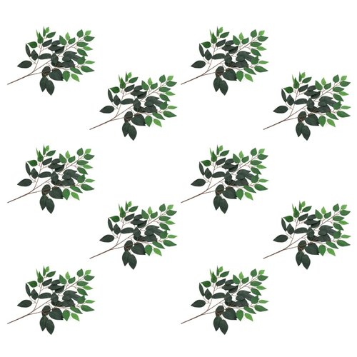 vidaXL Kunstbladeren vijg 10 st 65 cm groen vidaXL Kunstbladeren vijg 10 st 65 cm groen