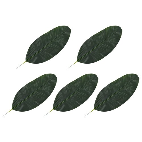 vidaXL Kunstbladeren banaan 5 st 50 cm groen vidaXL Kunstbladeren banaan 5 st 50 cm groen