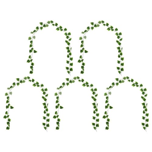 vidaXL Kunstbladeren druif 5 st 300 cm groen vidaXL Kunstbladeren druif 5 st 300 cm groen