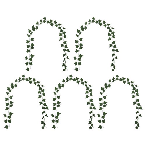 vidaXL Kunstbladeren klimop 5 st 300 cm groen vidaXL Kunstbladeren klimop 5 st 300 cm groen