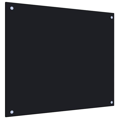 vidaXL Spatscherm keuken 70x60 cm gehard glas zwart vidaXL Spatscherm keuken 70x60 cm gehard glas zwart