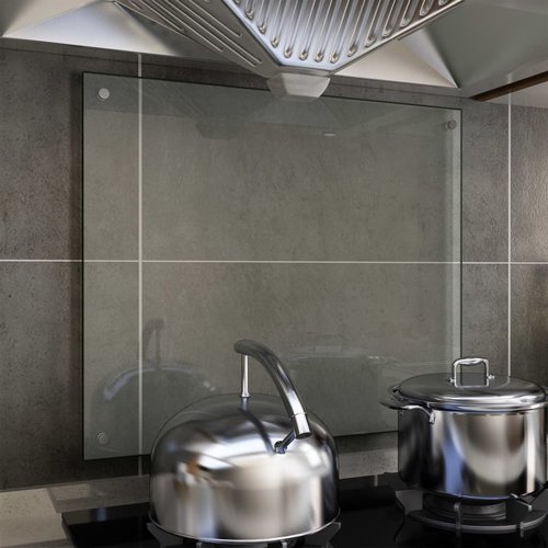 vidaXL Spatscherm keuken 70x60 cm gehard glas transparant vidaXL Spatscherm keuken 70x60 cm gehard glas transparant