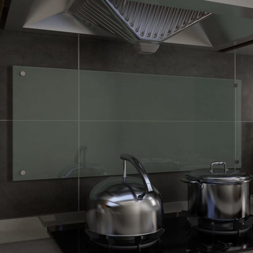 vidaXL Spatscherm keuken 100x40 cm gehard glas wit vidaXL Spatscherm keuken 100x40 cm gehard glas wit