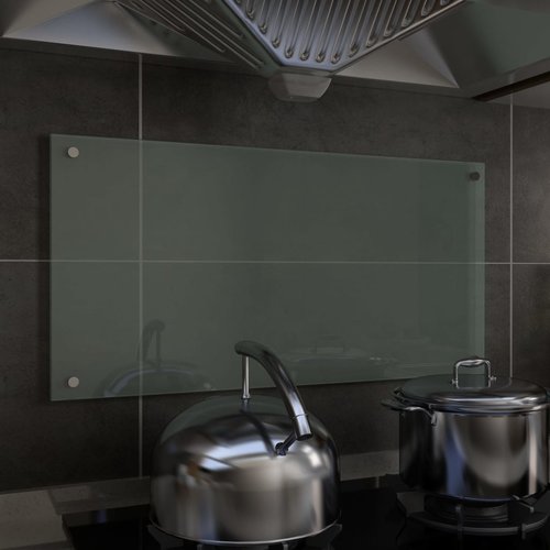vidaXL Spatscherm keuken 80x40 cm gehard glas wit vidaXL Spatscherm keuken 80x40 cm gehard glas wit