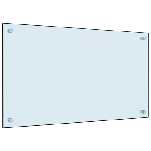 vidaXL Spatscherm keuken 70x40 cm gehard glas wit vidaXL Spatscherm keuken 70x40 cm gehard glas wit