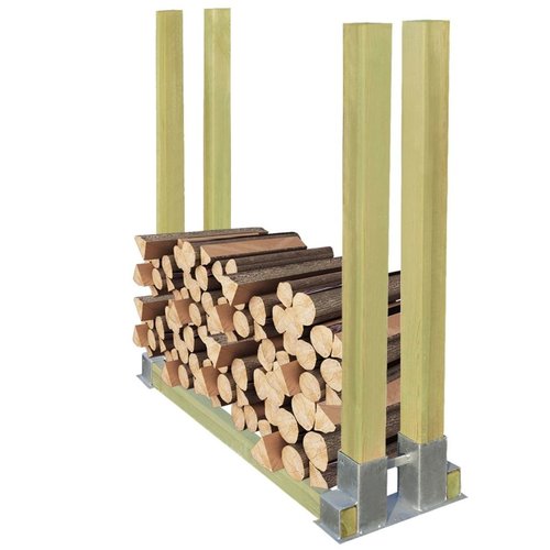 vidaXL Haardhoutrek hout 1000x340x1000 mm vidaXL Haardhoutrek hout 1000x340x1000 mm