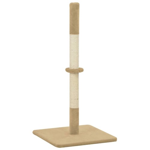vidaXL Kattenkrabpaal 40x40x80 cm sisal beige vidaXL Kattenkrabpaal 40x40x80 cm sisal beige