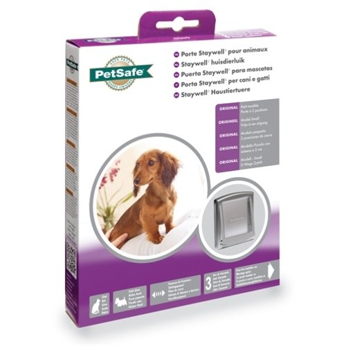 Petsafe Petsafe kattenluik small zilver/transparant Petsafe Petsafe kattenluik small zilver/transparant