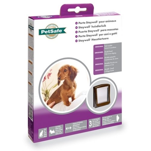 Petsafe Petsafe kattenluik small bruin/transparant Petsafe Petsafe kattenluik small bruin/transparant