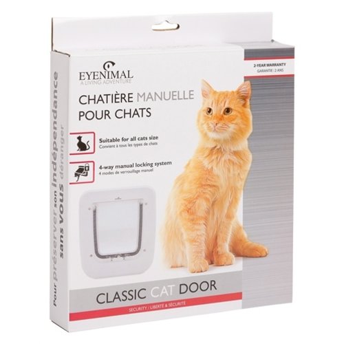 Eyenimal Eyenimal kattenluik classic handmatig 4 manieren Eyenimal Eyenimal kattenluik classic handmatig 4 manieren