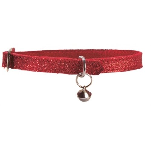 Bobby Bobby kattenhalsband glitter rood Bobby Bobby kattenhalsband glitter rood