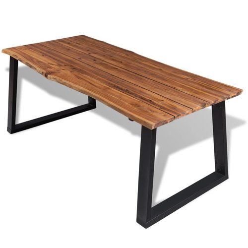 Eettafel 180x90cm massief acaciahout Eettafel 180x90cm massief acaciahout