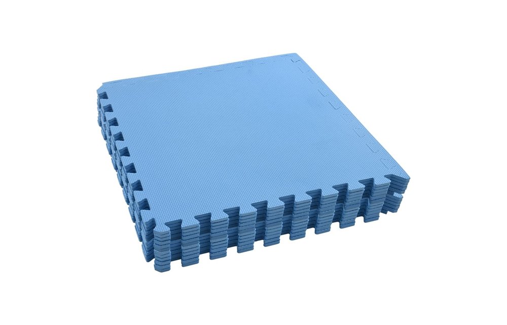 Vloermatten 12 st 4,32 ㎡ EVA-schuim blauw