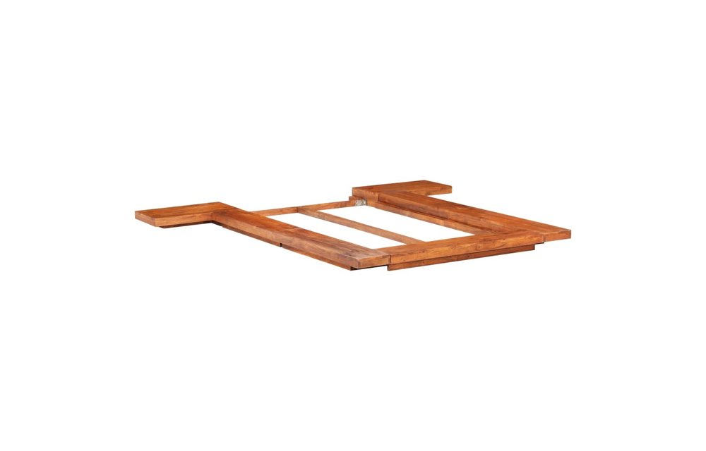 Bedframe Japanse futon massief acaciahout 120x200 cm
