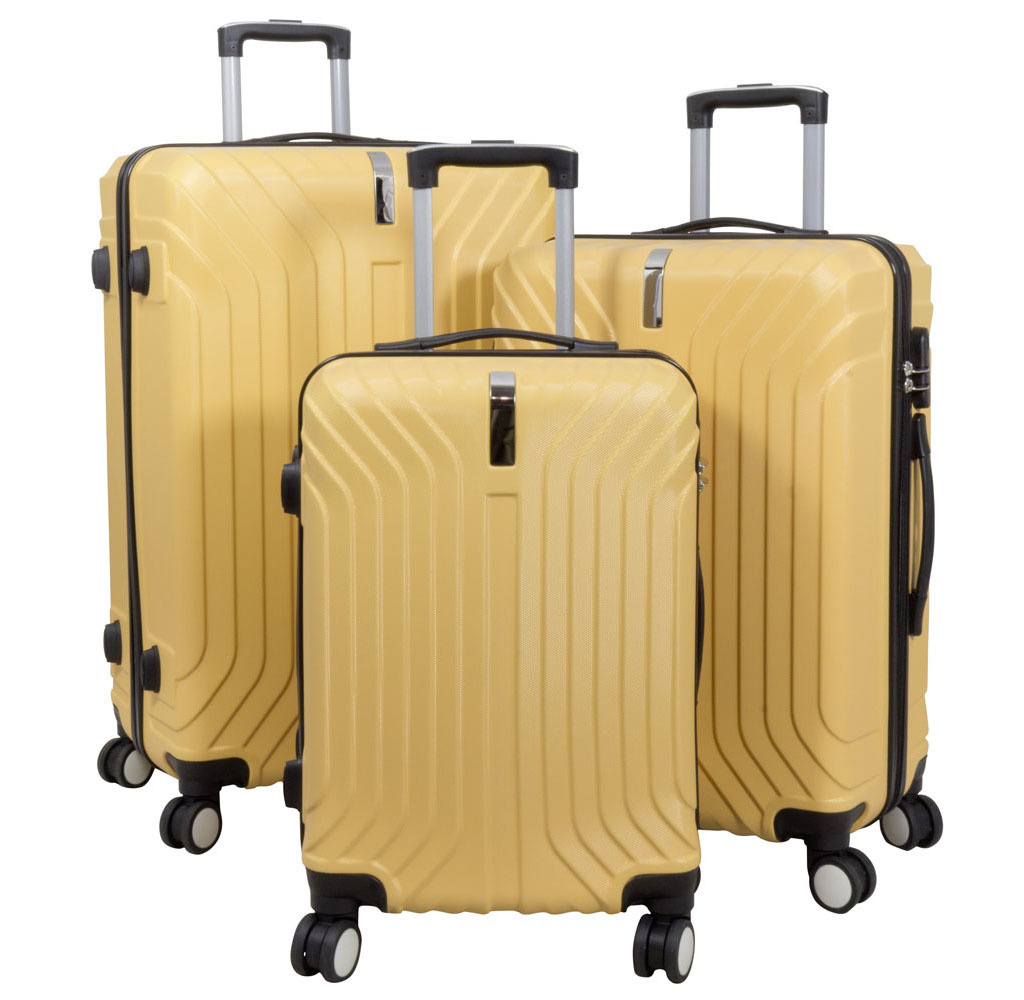 3 delig kofferset Palma Deluxe - Oranje