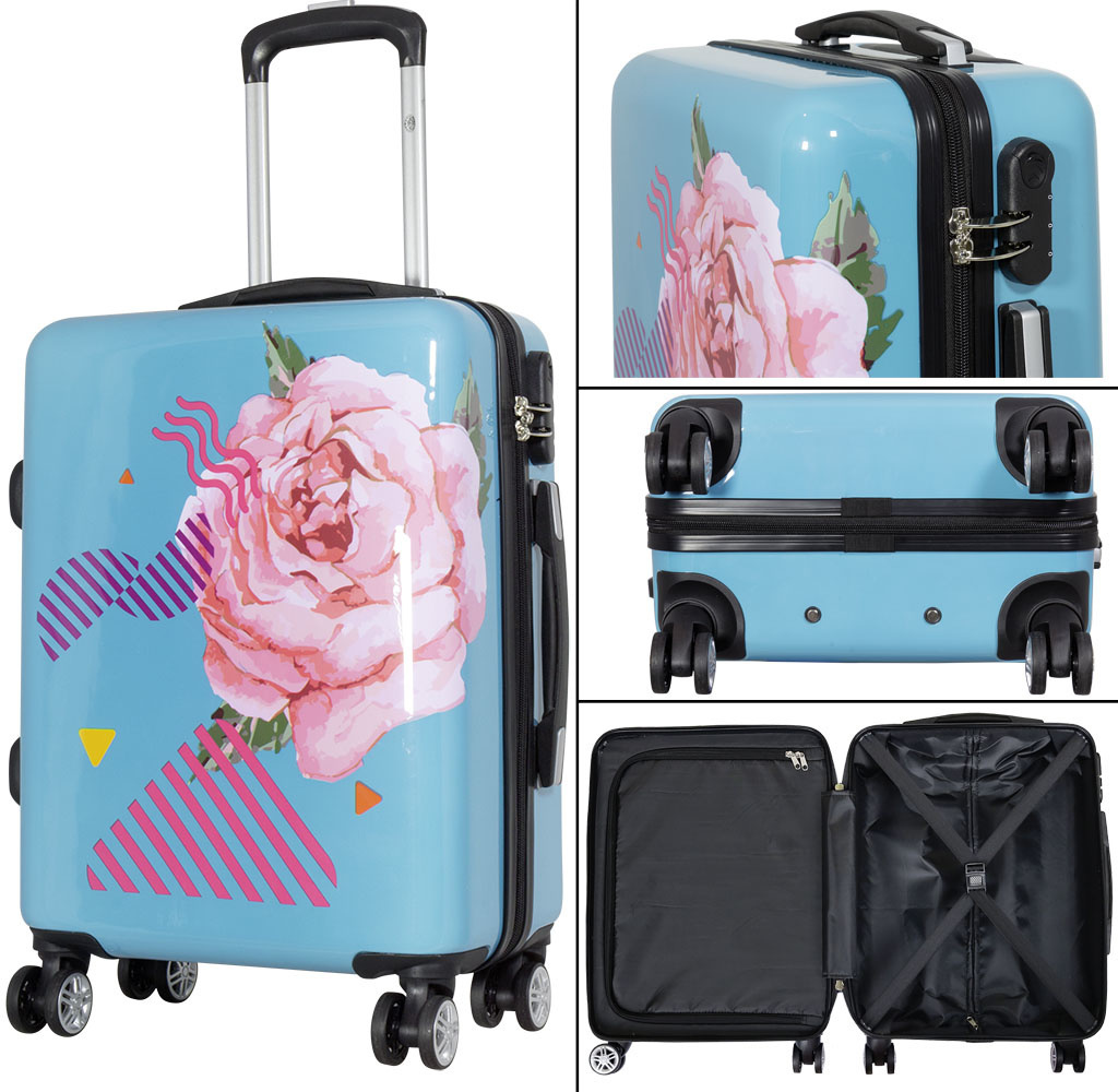3 delig kofferset Rose
